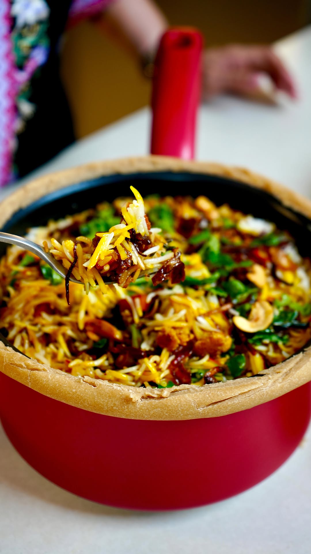 Indian Vegetable Dum Biryani