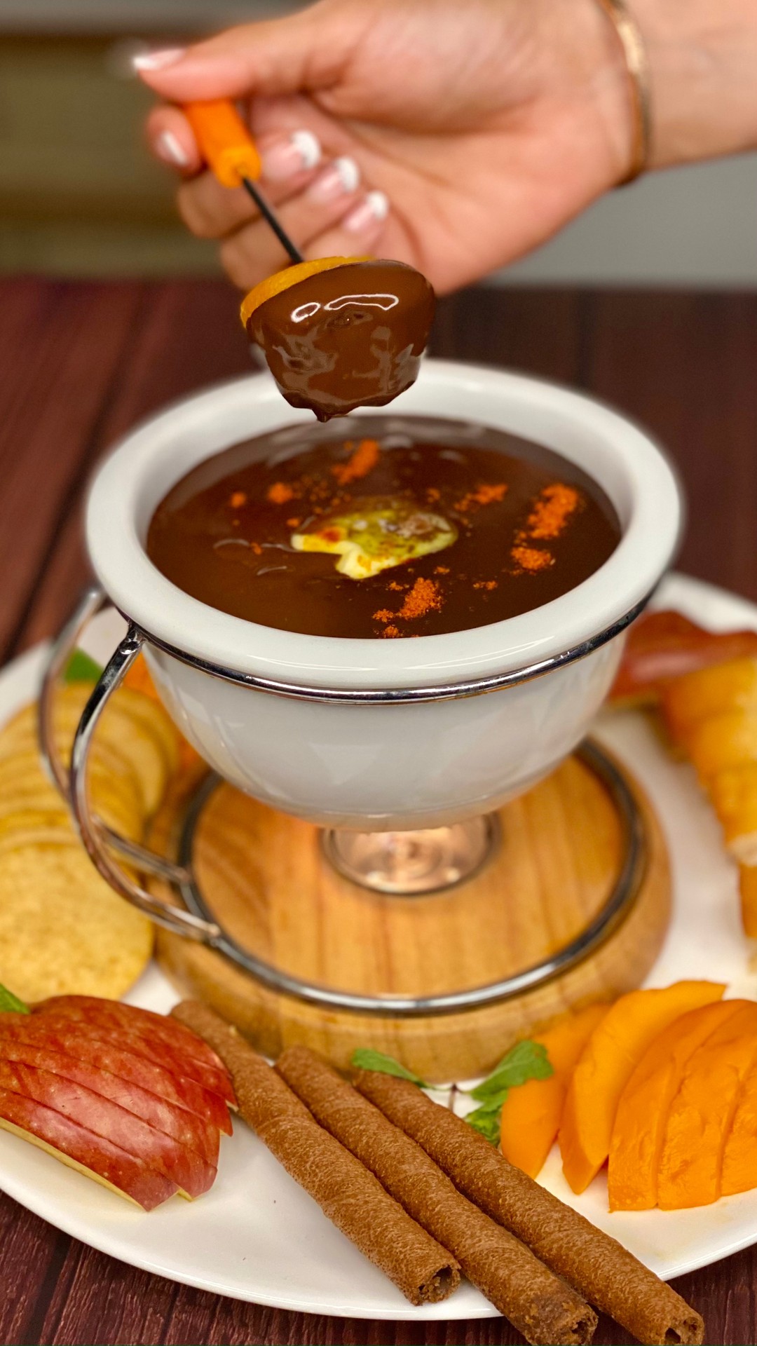 Chocolate Chilli Fondue