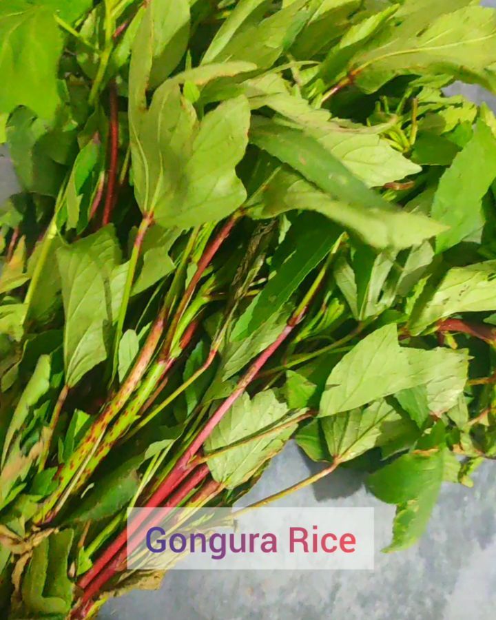 Tangy Gongura Rice with Sorrel Leaves