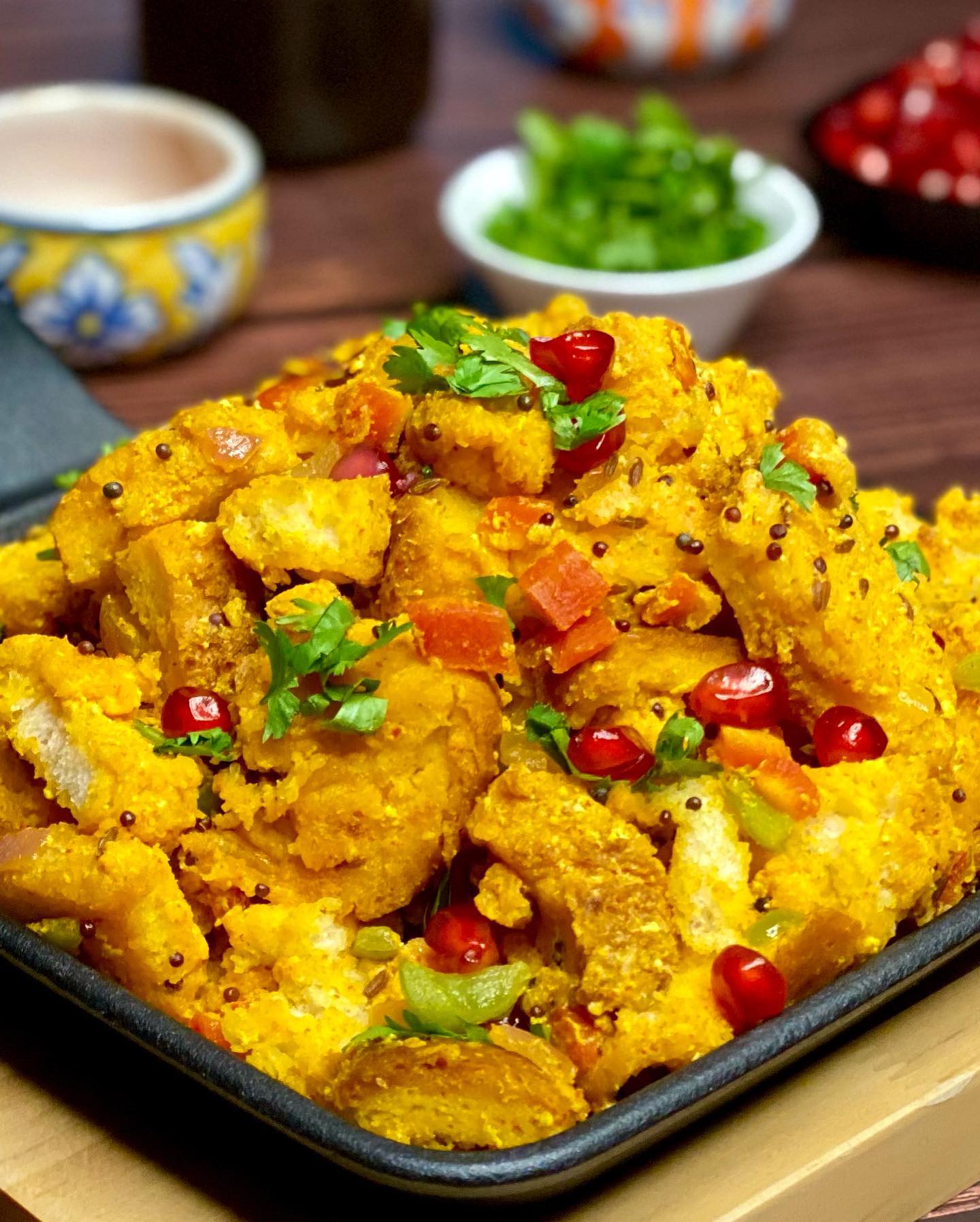 South Indian Bread Upma