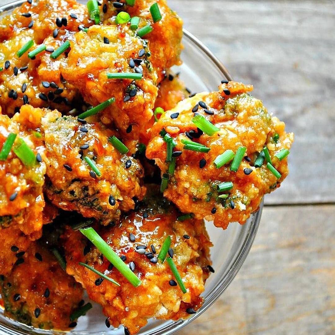Vegan Spicy Glazed Popcorn Broccoli