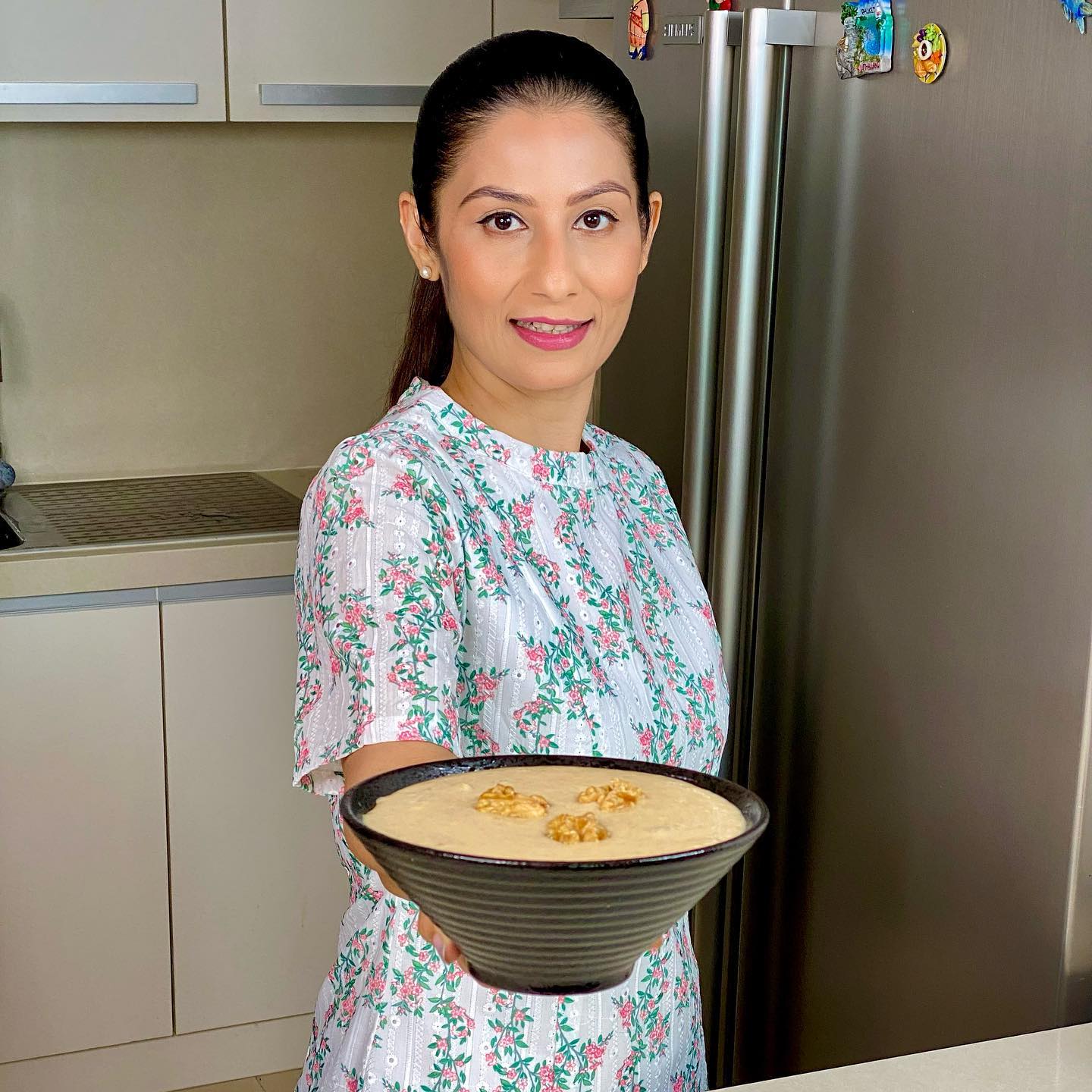 Quick Caramel Walnut Kheer