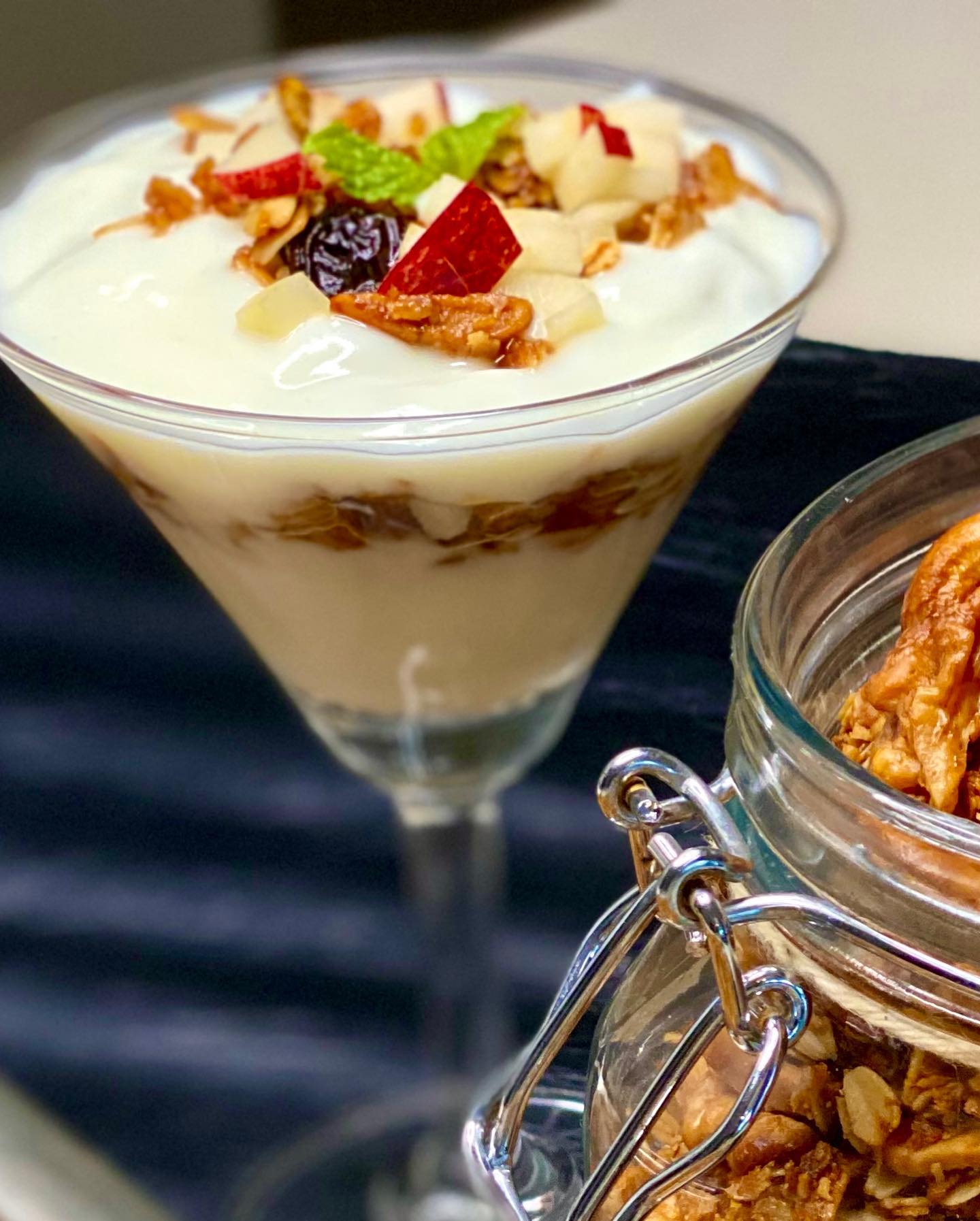 Healthy Granola and Parfait Breakfast