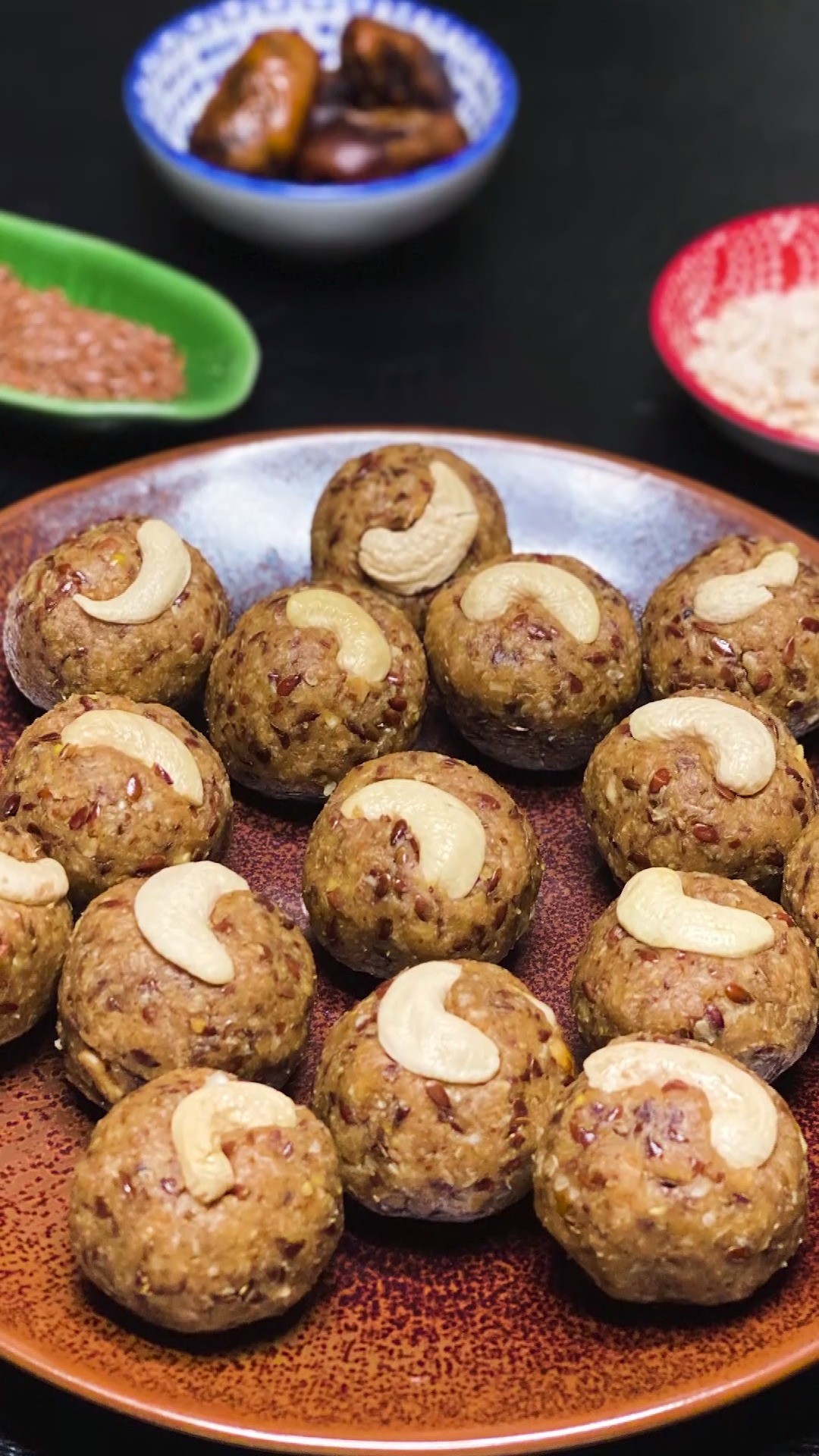 Sugar-Free Energy Laddoos with Oats and Dates