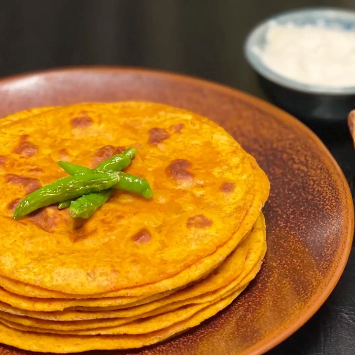 Spiced Gujarati Thepla Wheat Flatbread