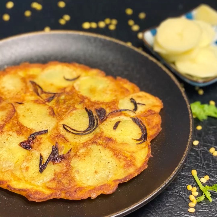 Aloo Moonglet Indian Lentil Breakfast