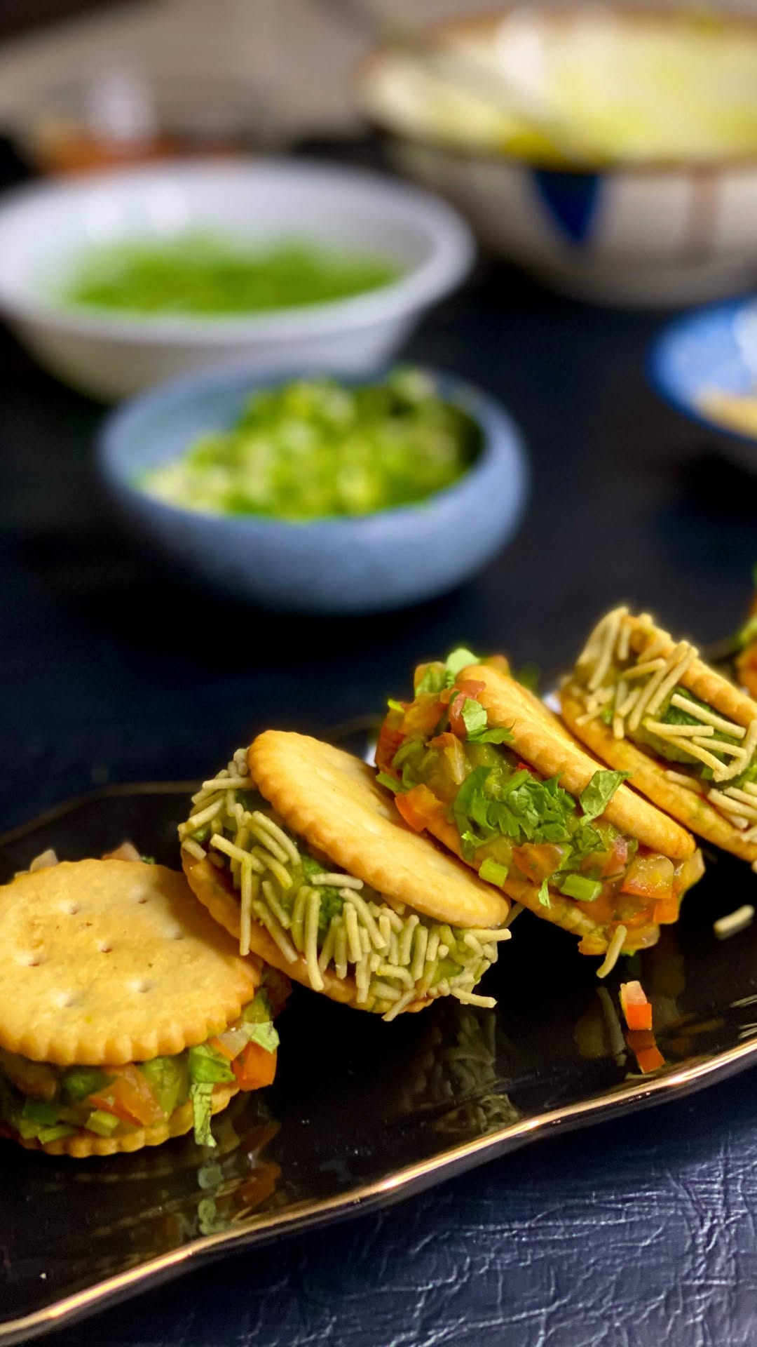 Quick Biscuit Masala Sandwich Snack