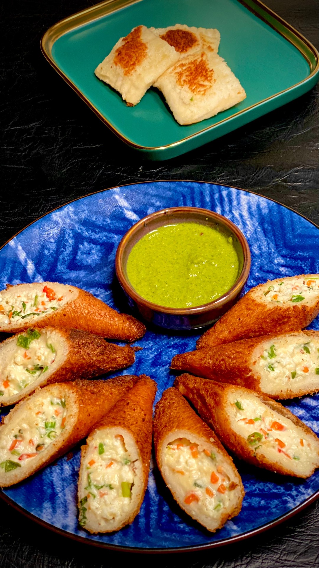 Fried and Shallow-Fried Curd Rolls