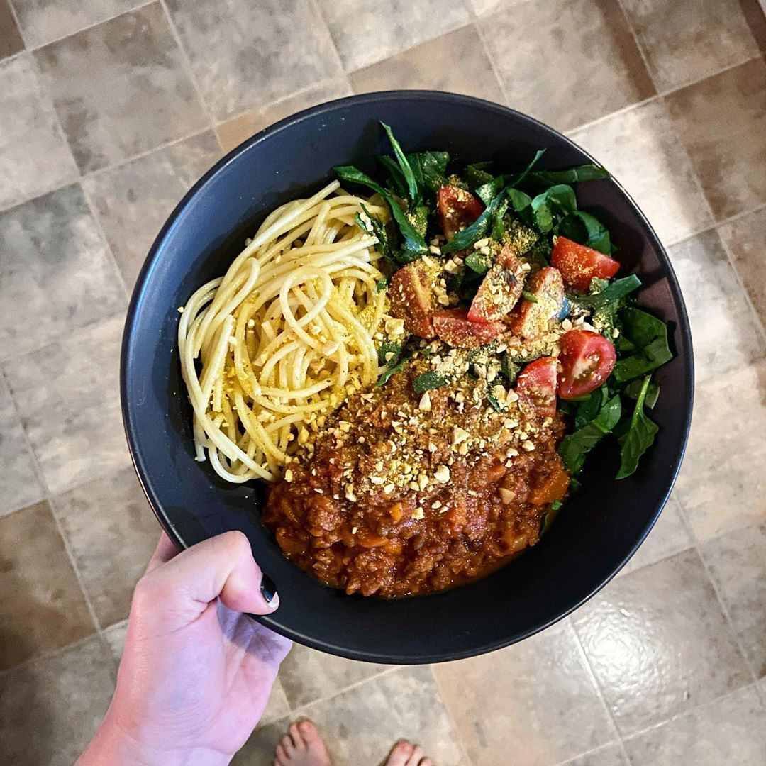 Pecan and Lentil Bolognese