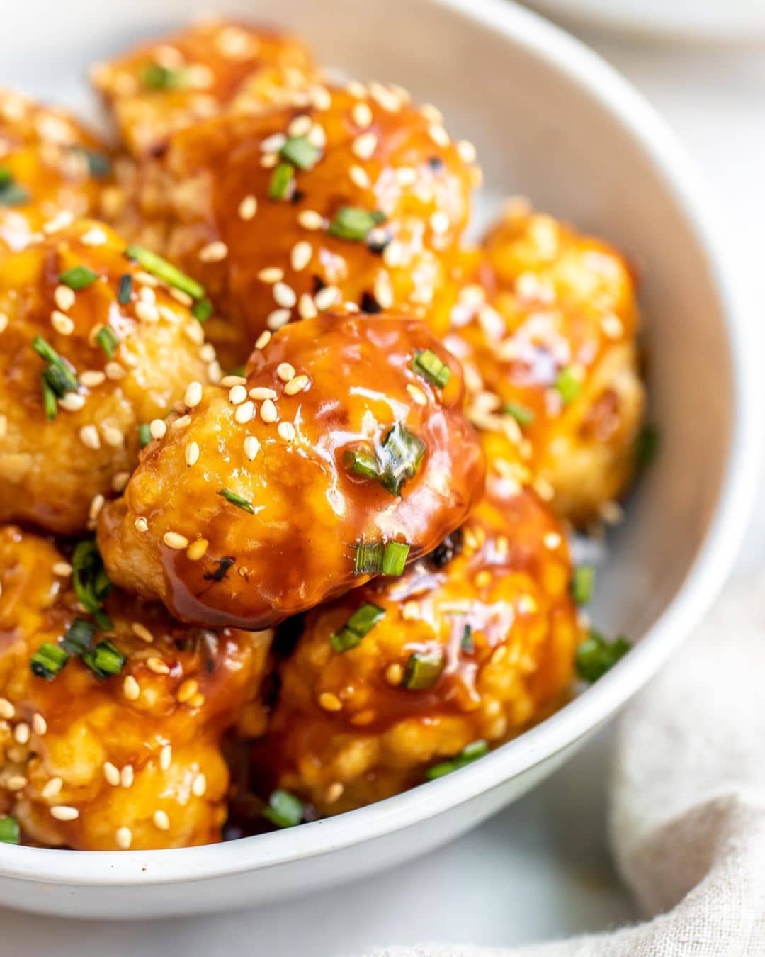 Sticky Sesame Cauliflower