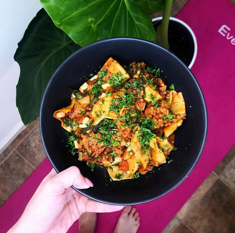 Simple Vegan Skillet Lasagna Dish