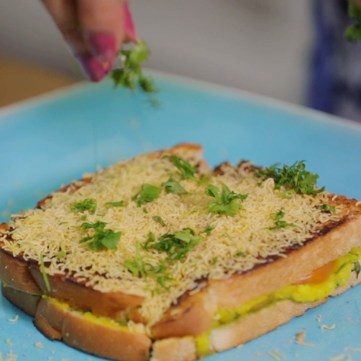 Mumbai-Style Masala Aloo Toast