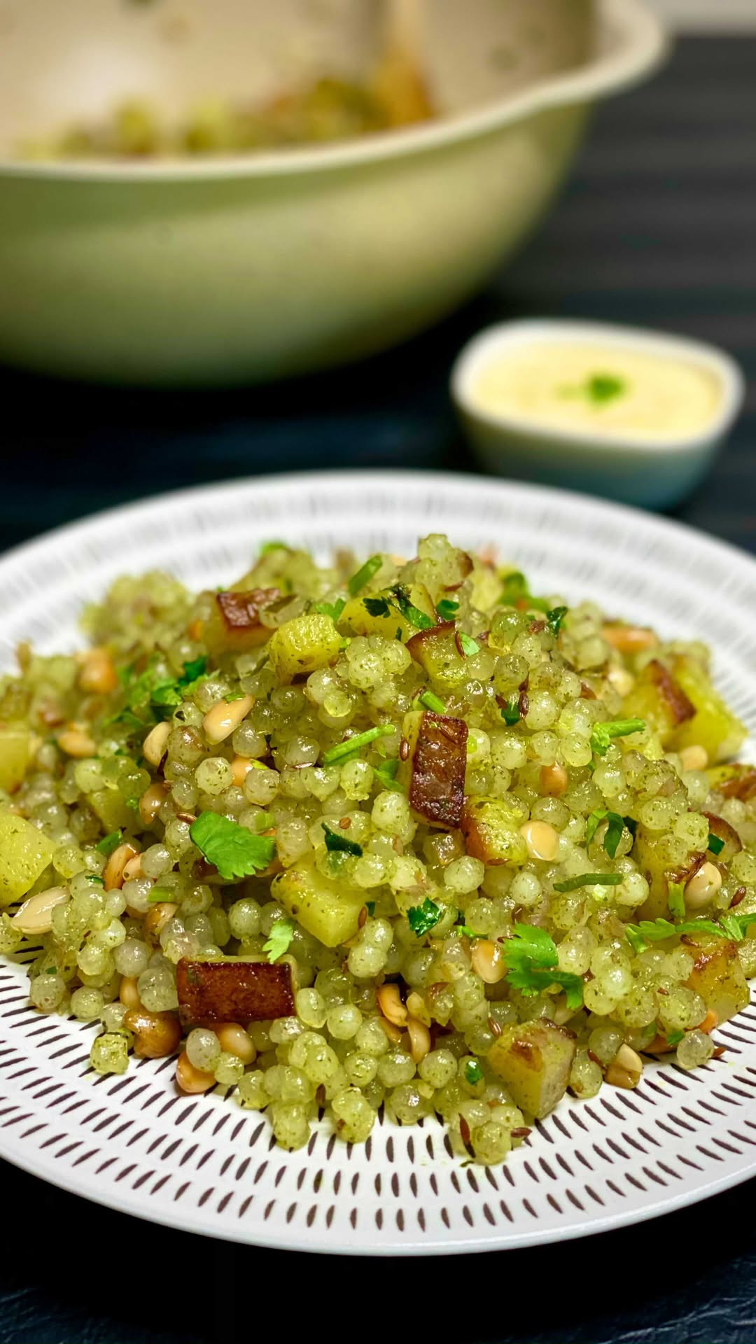 Green Herb Sabudana Khichdi