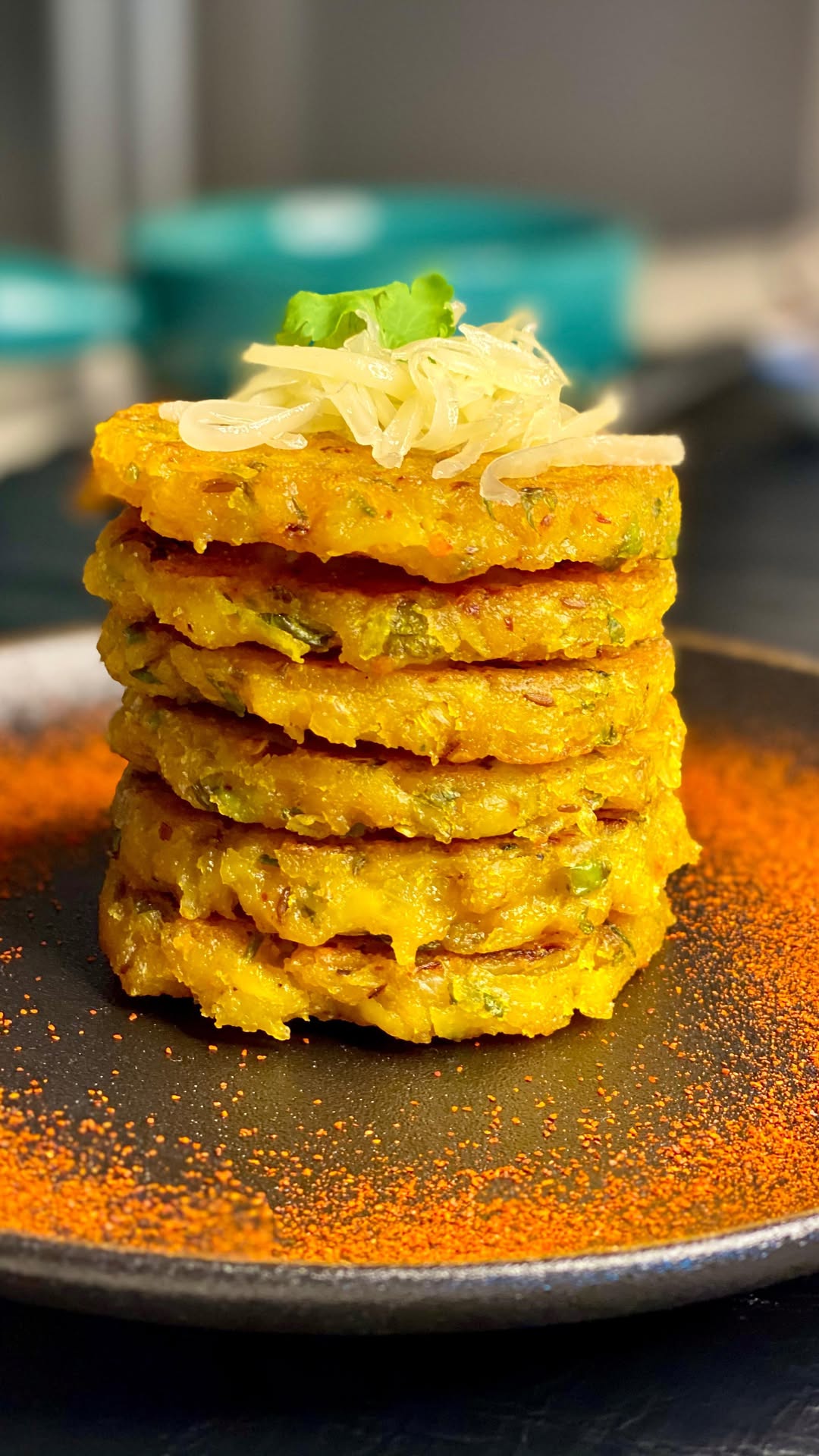 Savory Potato Semolina Pancake