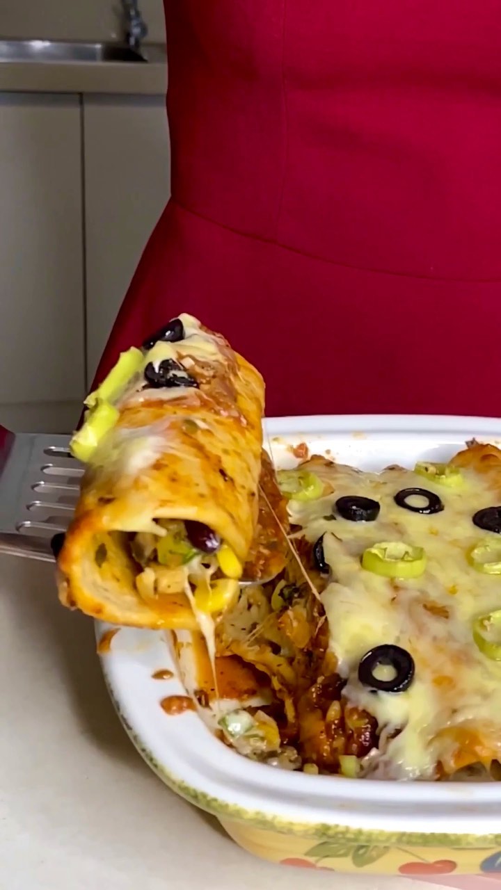Easy Vegetarian Mexican Enchiladas