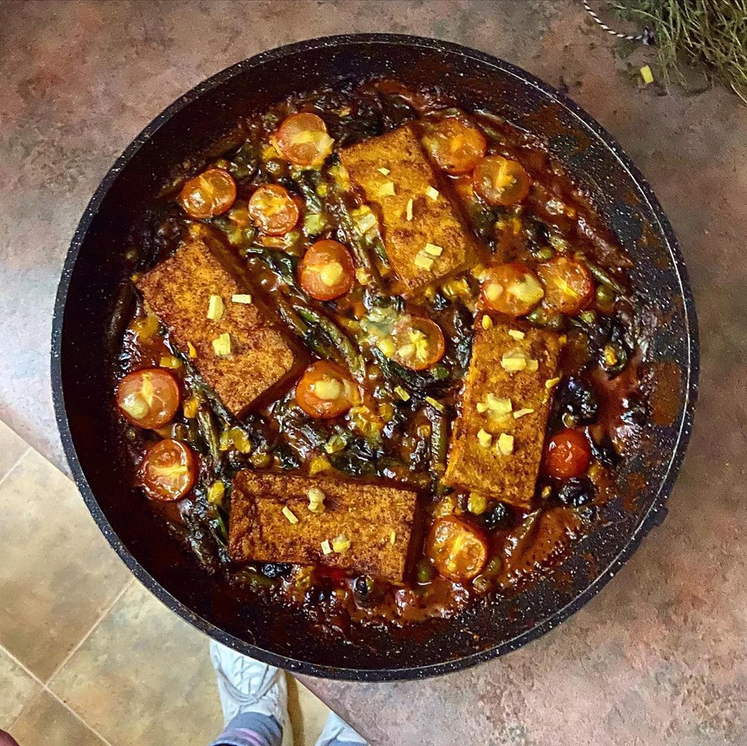 Chipotle Chicken Flavoured Tofu