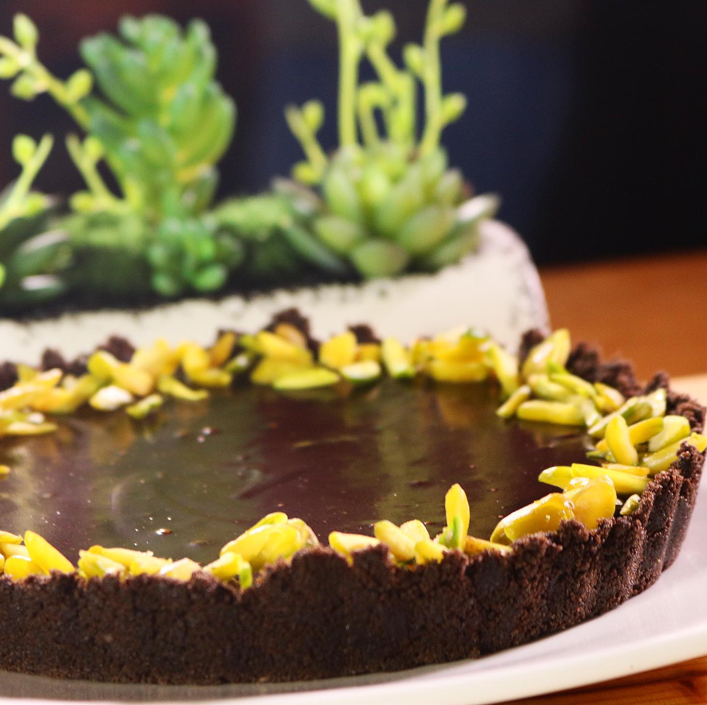 Five-Ingredient No-Bake Chocolate Pie
