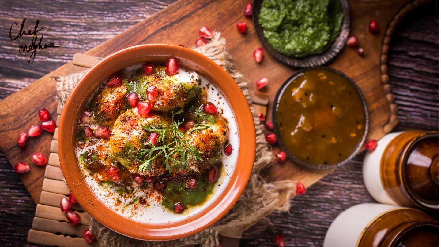 Healthy Dahi Vada with Semolina Twist