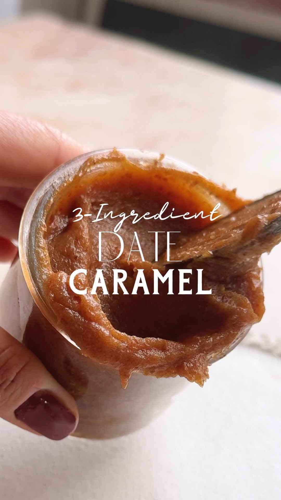 3-Ingredient Vanilla Date Caramel