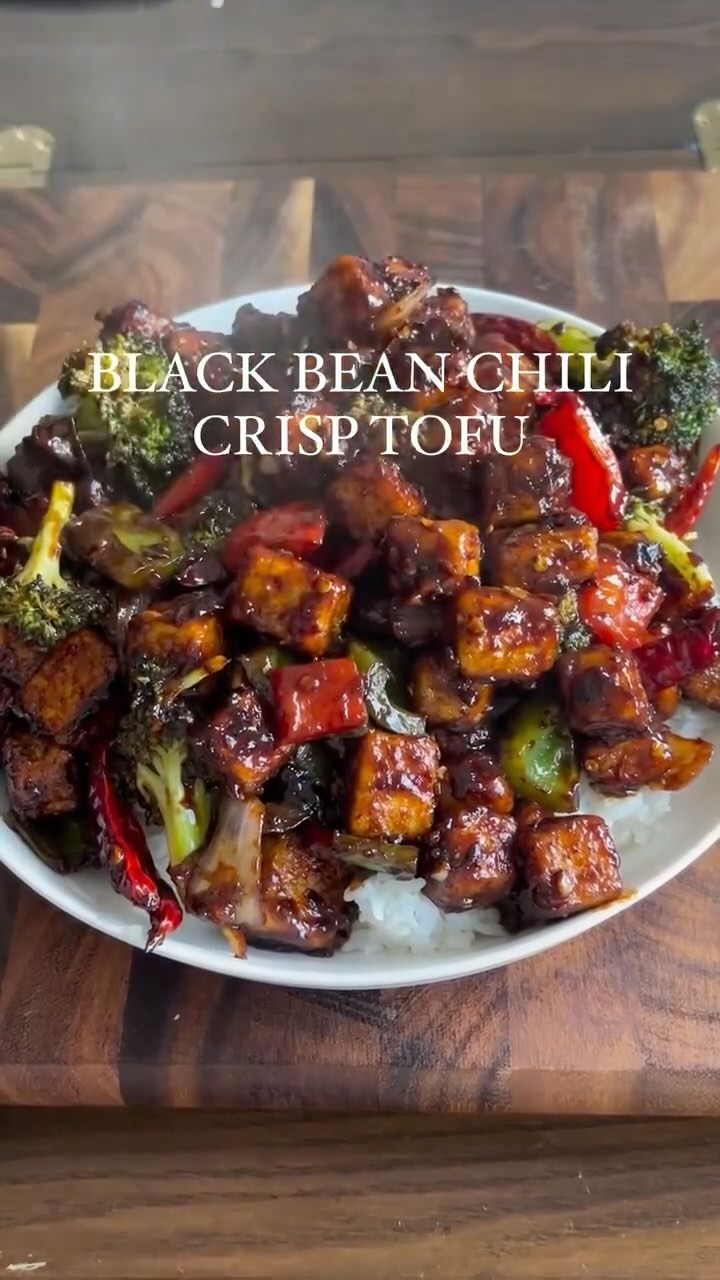 Black Bean Chili Crisp Tofu