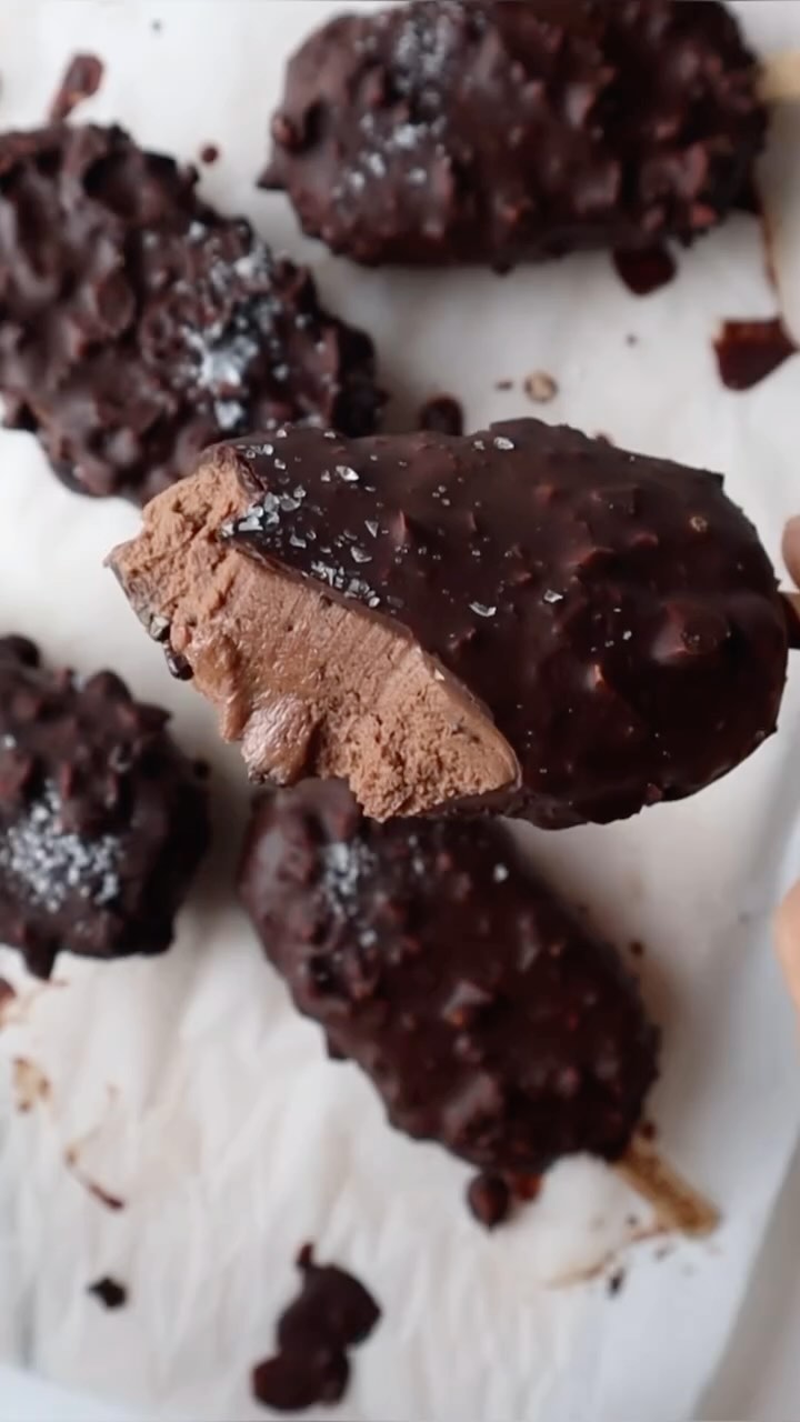 Healthy Copycat Magnum Ice Cream Bars