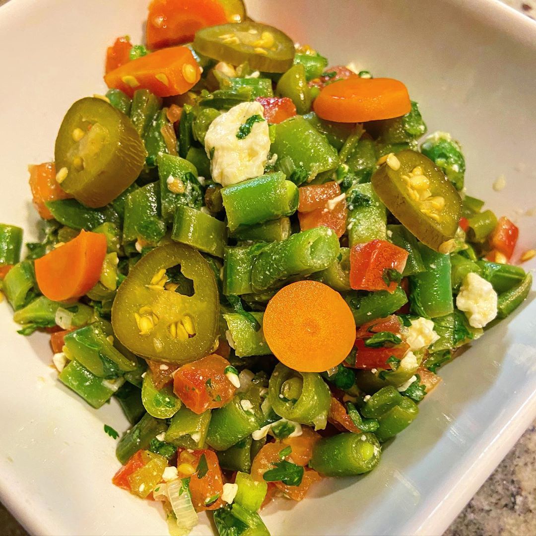 Snap Peas and Green Bean Salad