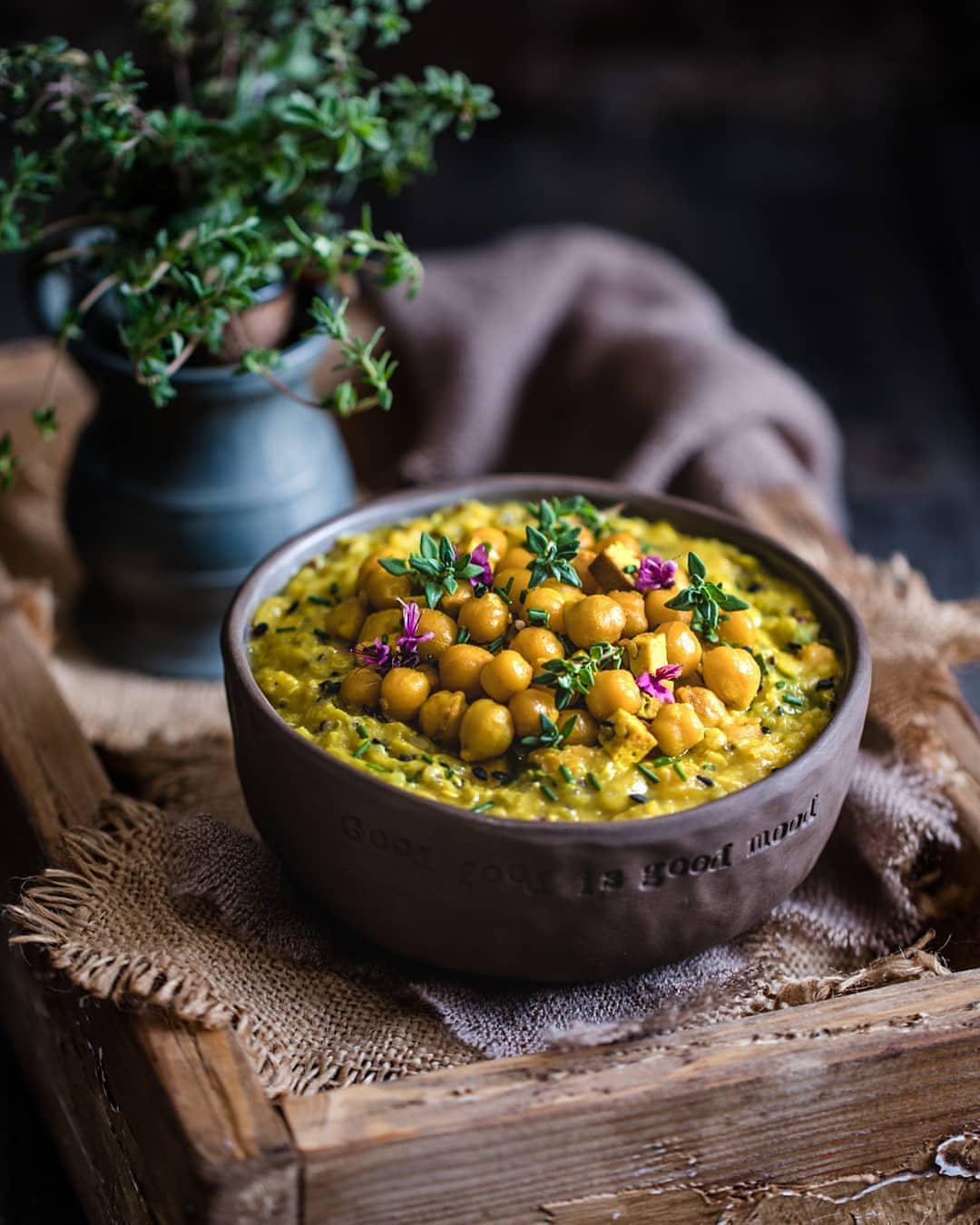 Red Lentil and Quinoa with Vegetables and Cashew Cream