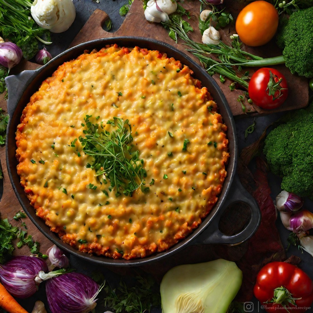 Vegan Lentil and Vegetable Shepherd's Pie