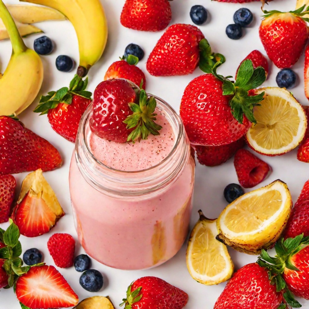 Vegan Strawberry Banana Smoothie