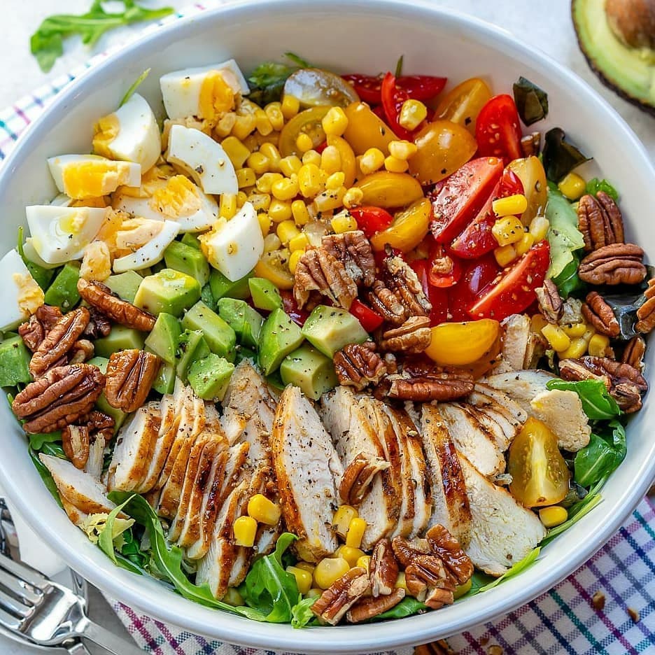 Grilled Chicken Salad with Sweet Onion Dressing