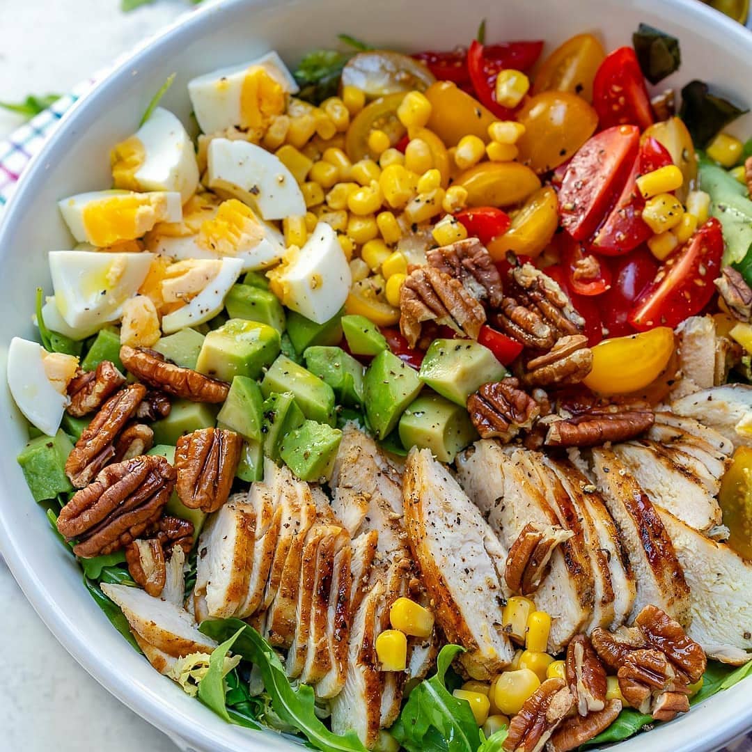 Grilled Chicken Salad with Sweet Onion Dressing