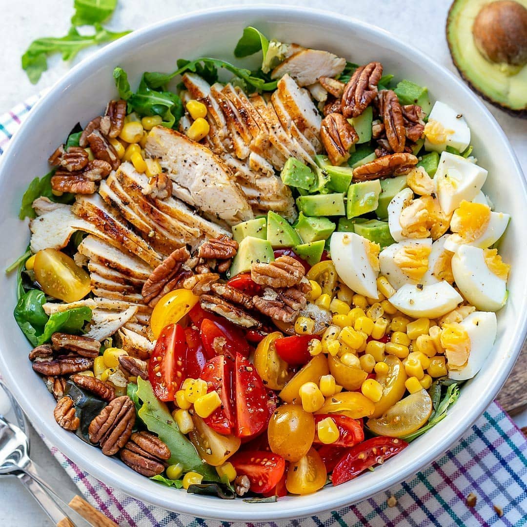 Grilled Chicken Salad with Sweet Onion Dressing