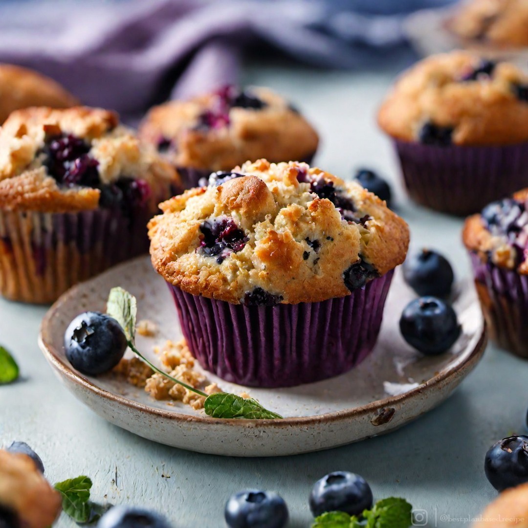 Simple Vegan Blueberry Muffins