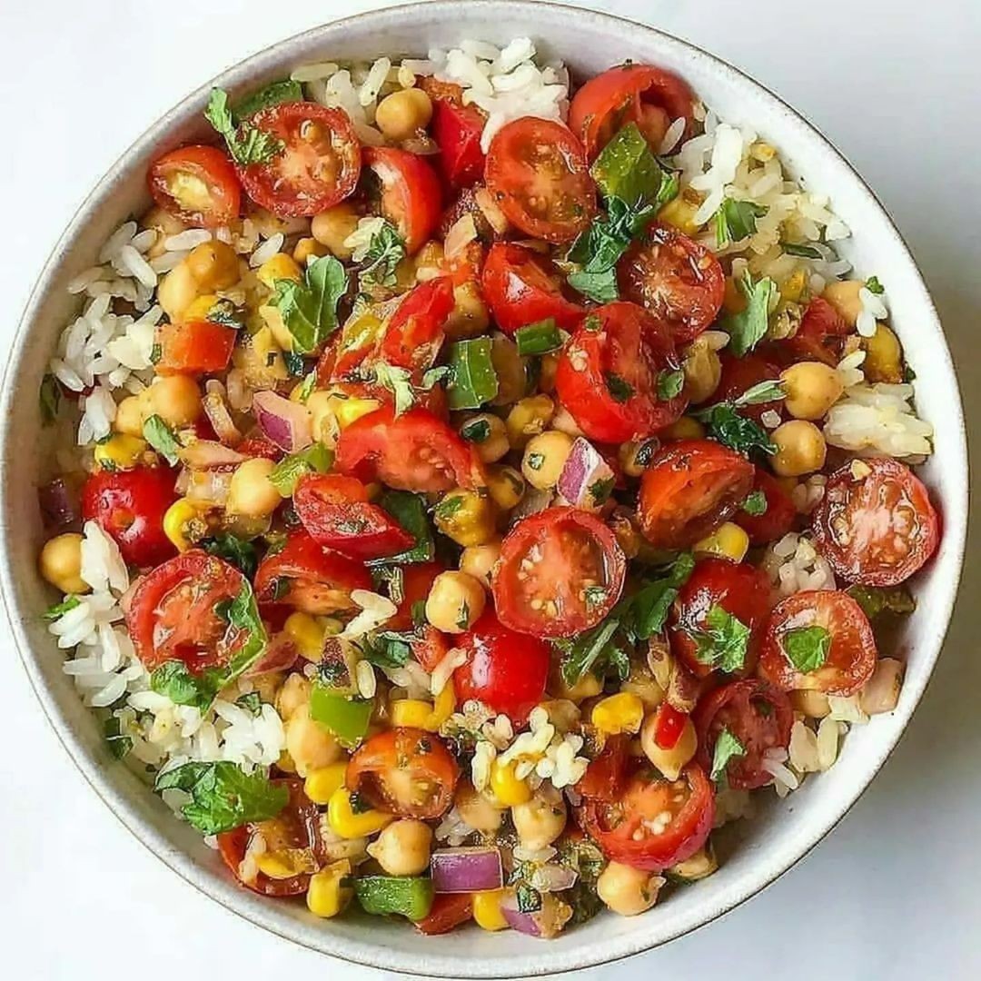 Smoky and Spicy Fiesta Rice Salad