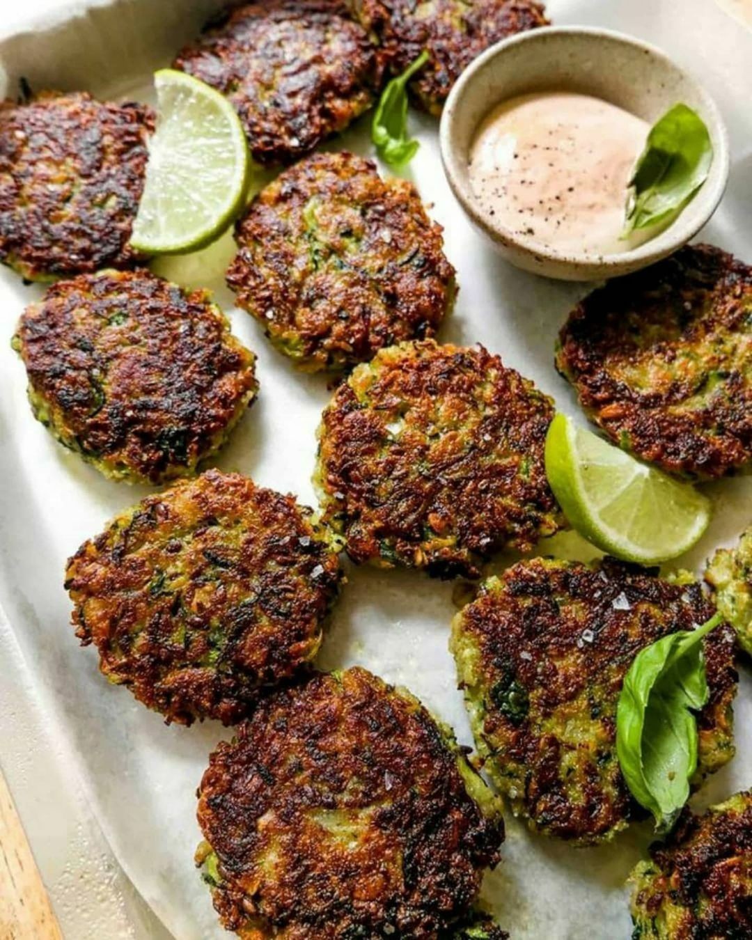 Vegan Danish-Style Zucchini Fritters