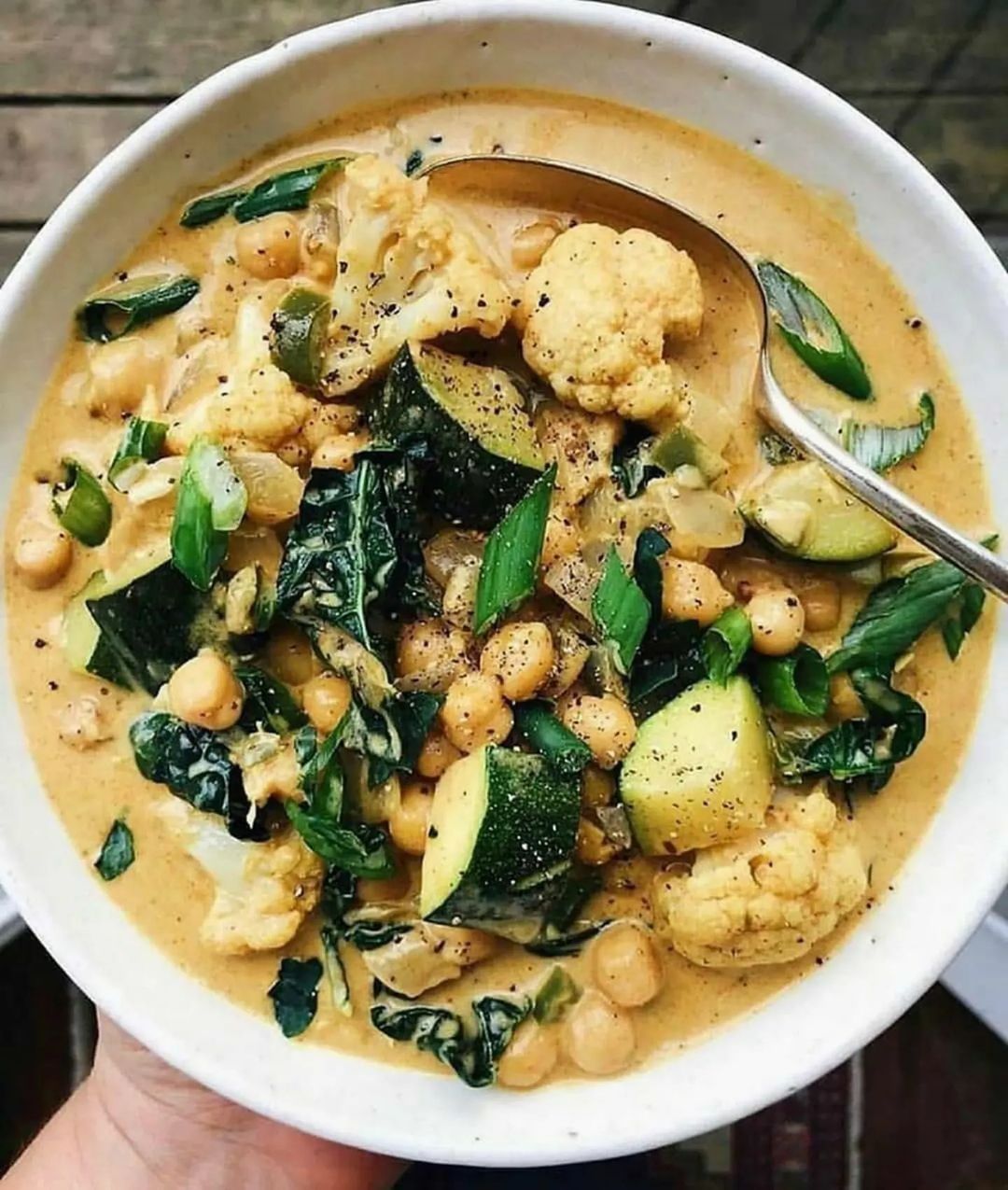 Vegan Chickpea and Cauliflower Curry