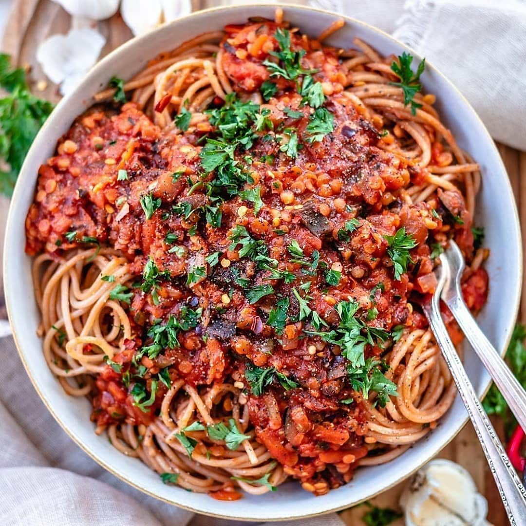 Easy Vegan Lentil Bolognese