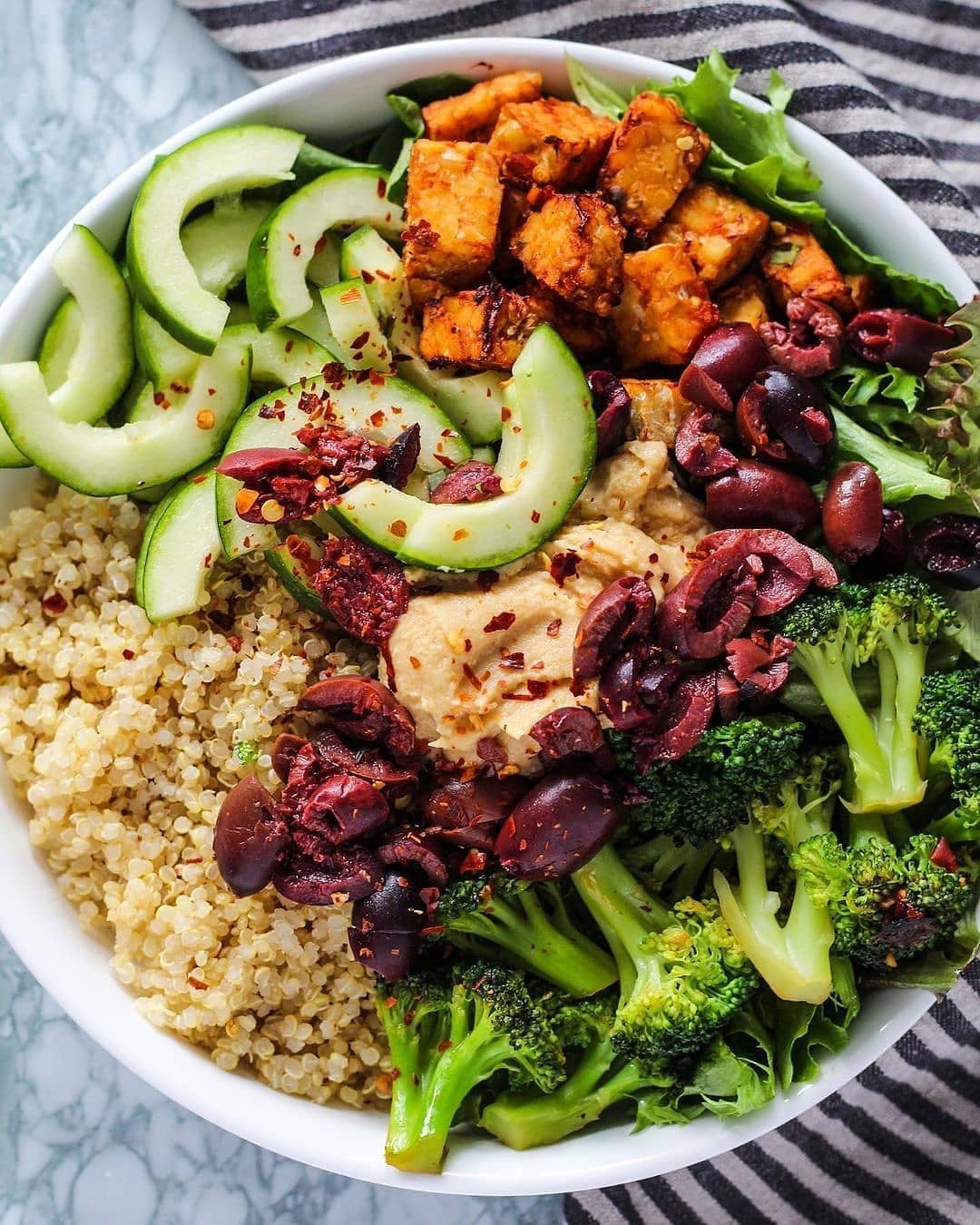 Vegan Quinoa and Vegetable Bowl