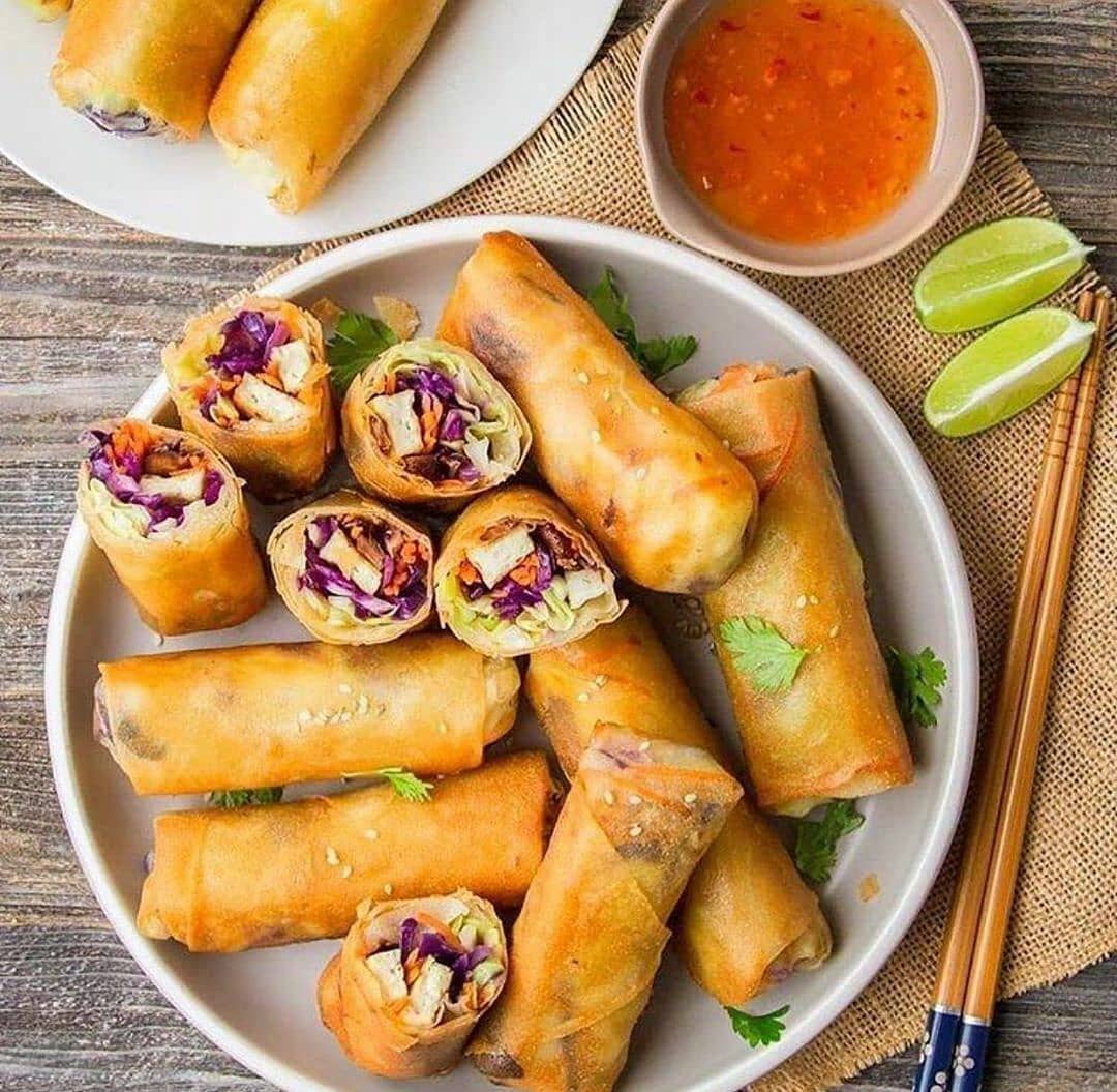 Crispy Veggie Spring Rolls