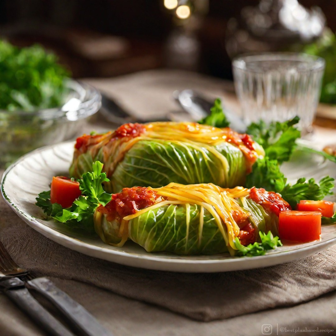 Vegan Stuffed Cabbage Rolls
