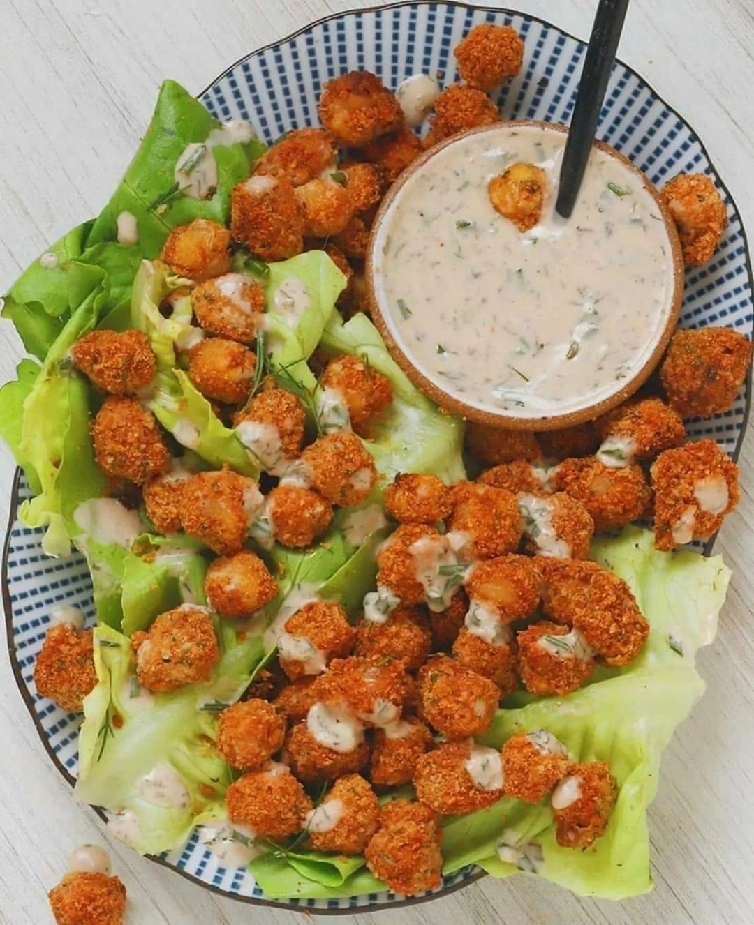 Crispy Bbq Chickpea Croutons