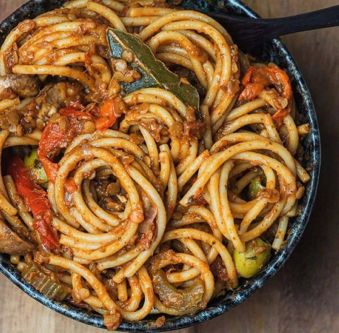Vegan Lentil Bolognese Pasta