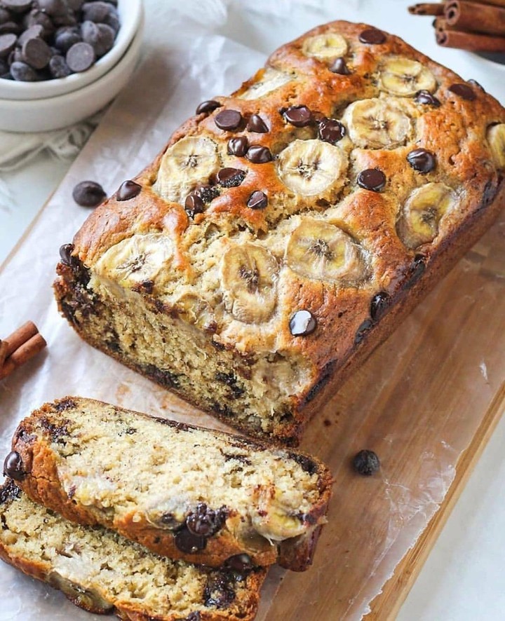Vegan Banana Chocolate Chip Bread