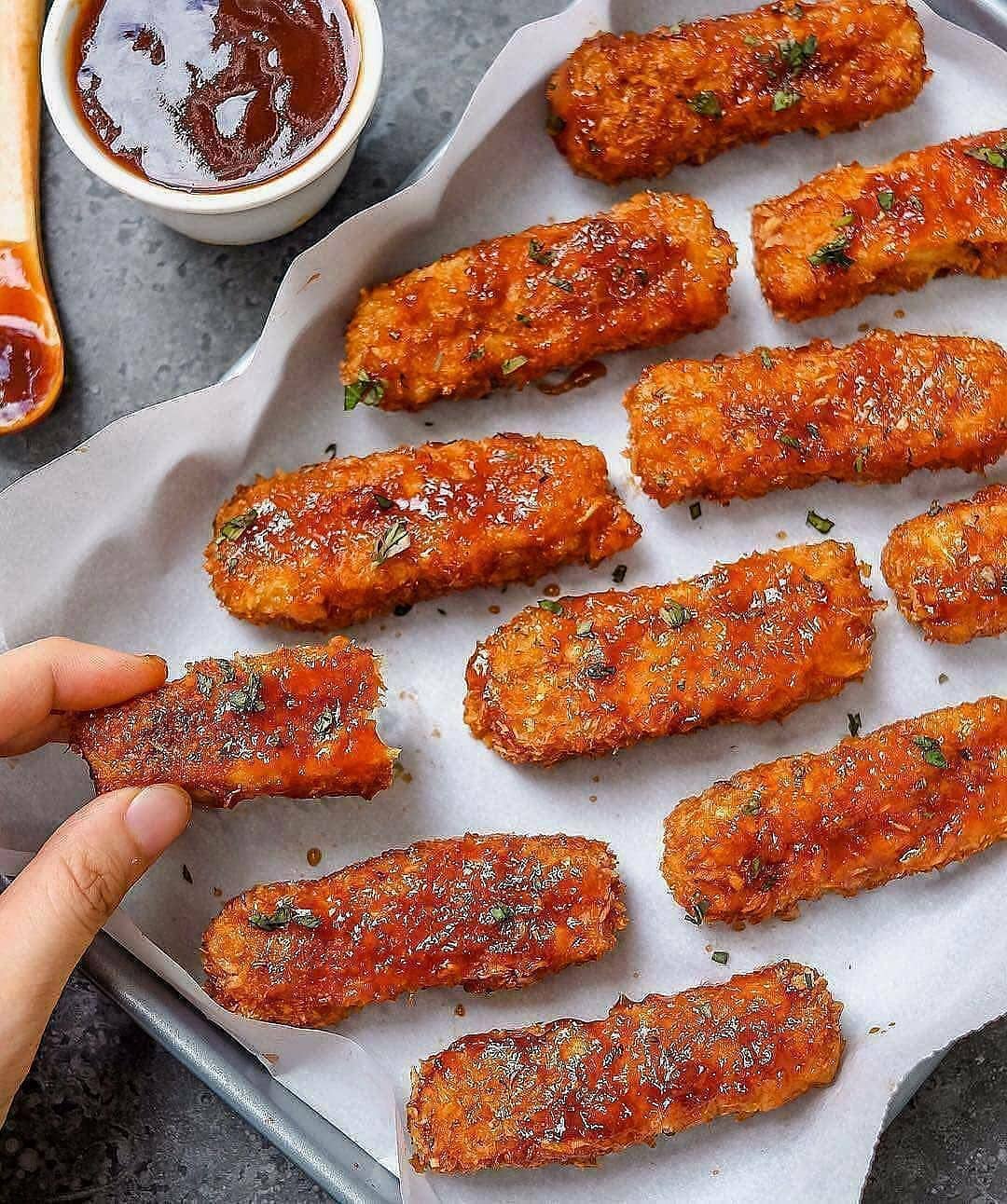 Baked Barbecue Tofu Tenders