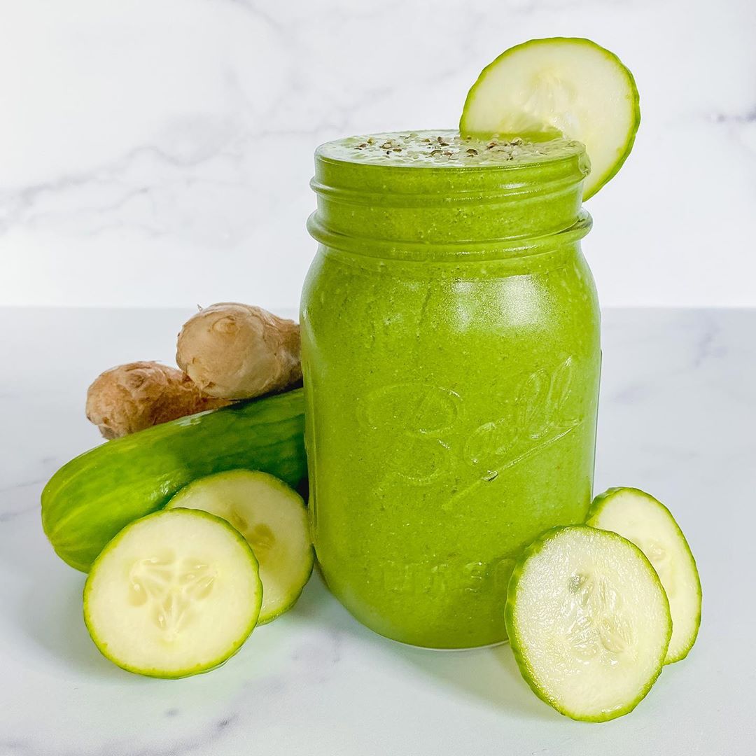 Cucumber Ginger Mango Smoothie