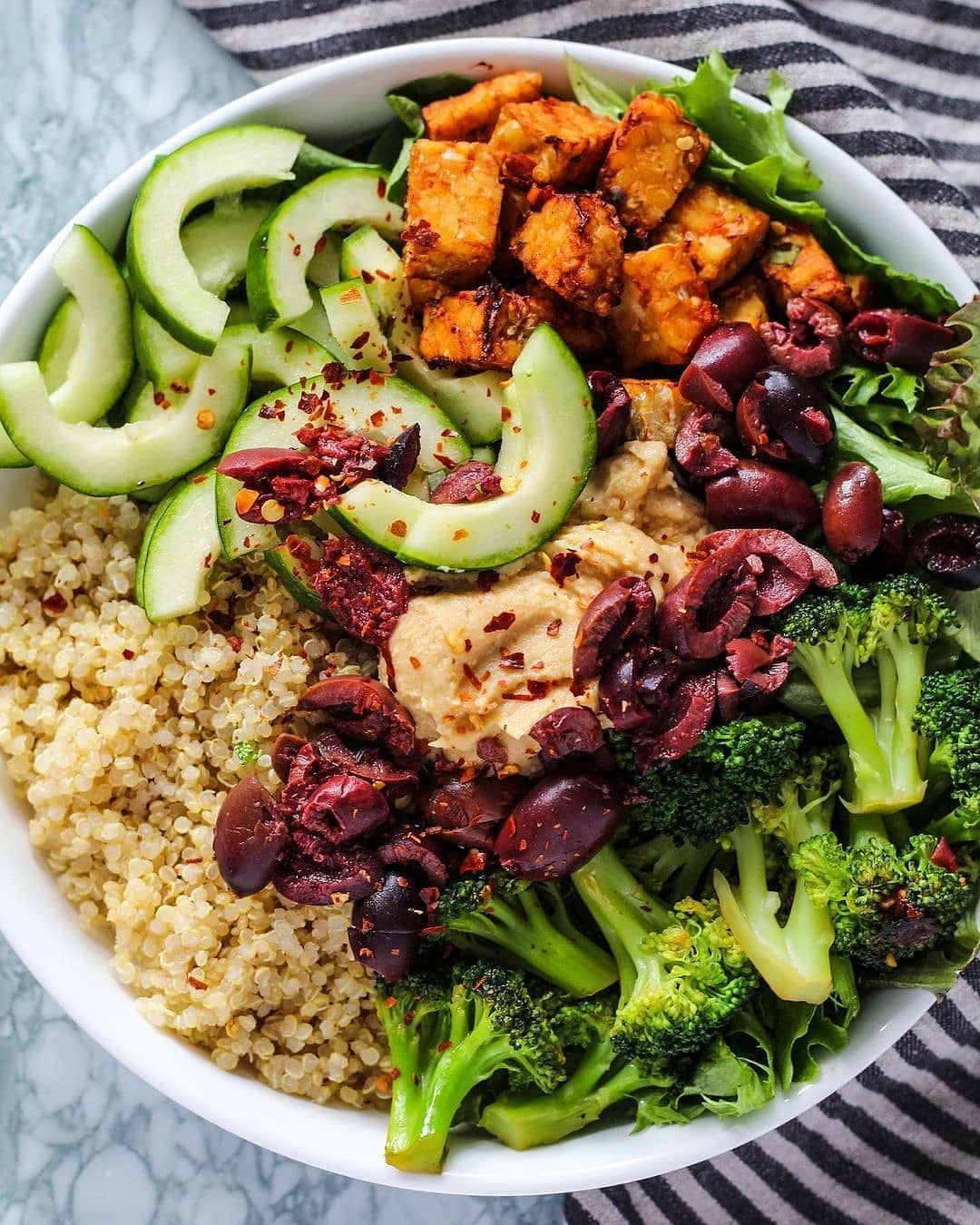 Customizable Vegan Quinoa Bowl