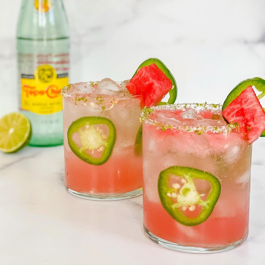 Refreshing Watermelon Lime Margaritas