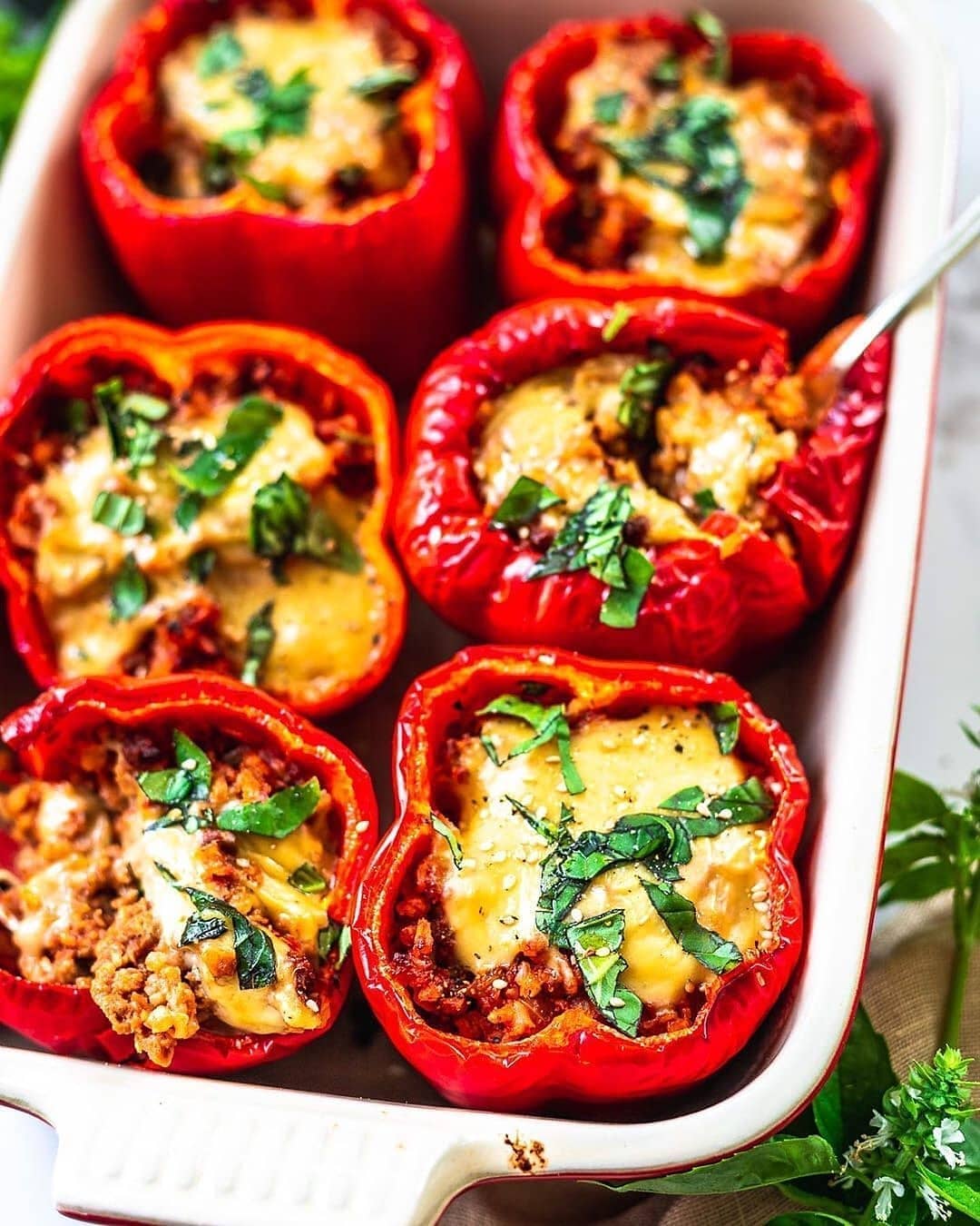 Vegan Stuffed Bell Peppers