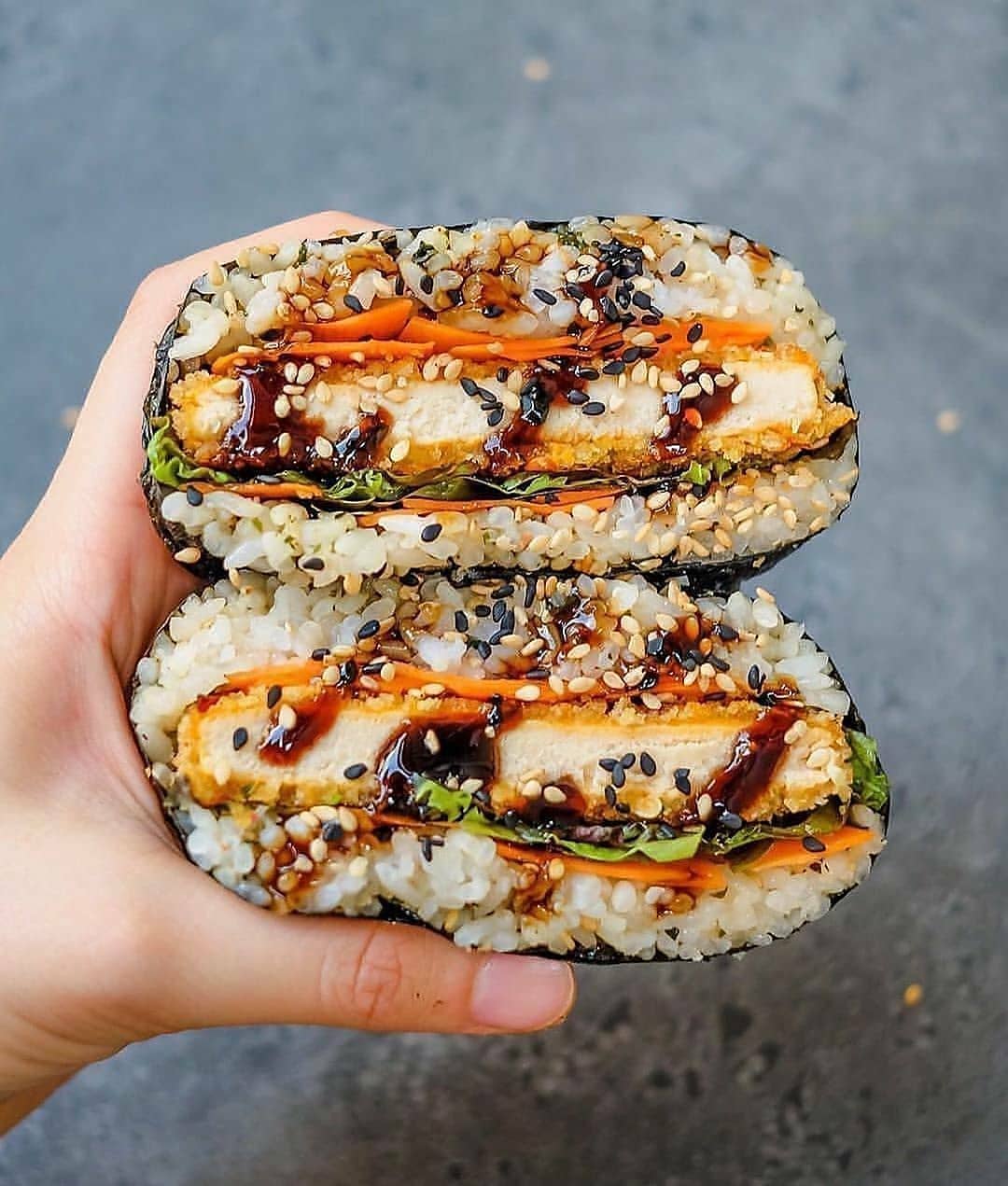 Vegan Katsu Sushi Sandwiches