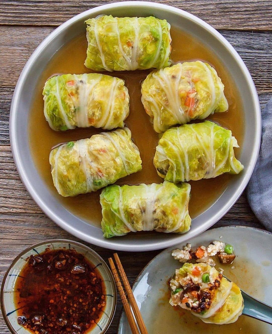 Delicious Vegan Stuffed Cabbage Rolls